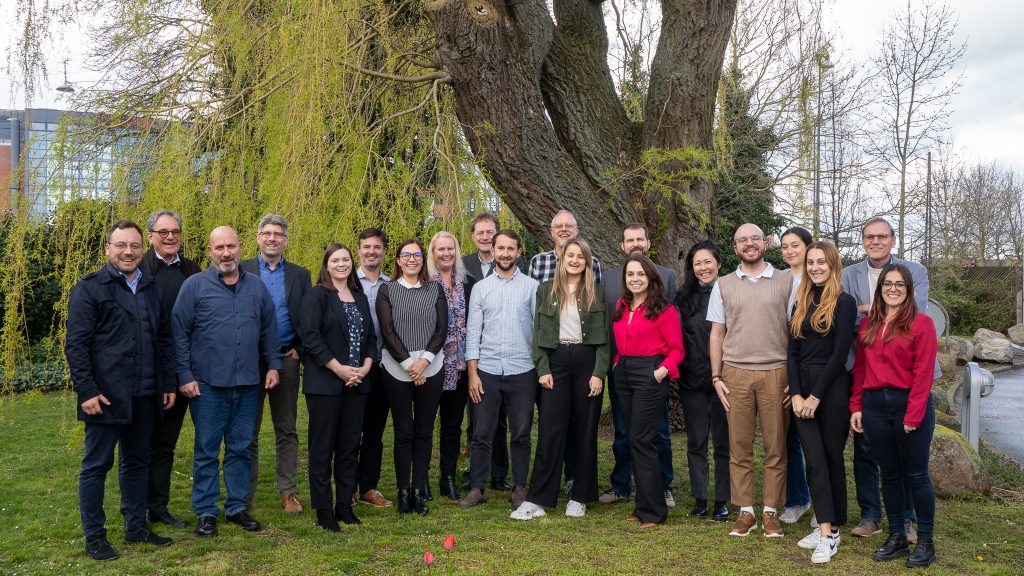 Group photo of the TSCA Board Member (from left) Billy Bishop - Travelife for Accommodation; Daniel Schaffer -FEE: Patricio Azcárate Díaz de Losada - Biosphere: Instituto de Turismo Responsable; Elissa Keenan - Ecotourism Australia; Naut Kusters - Travelife for Tour Operators; Birte Pelayo - Green Globe Certification; Gary Graham-Green Key Global; Albert Salman - Good Travel Seal: Marco Giraldo - TourCert.