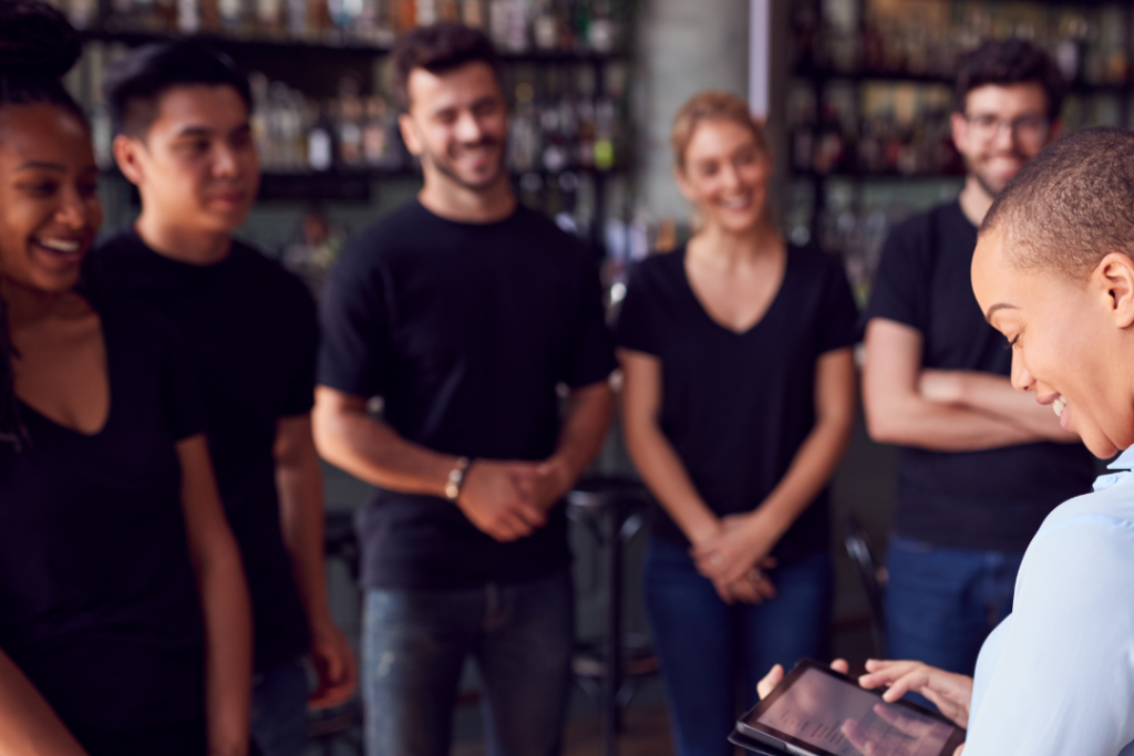 Gute Arbeit für alle Mitarbeitendenbesprechung